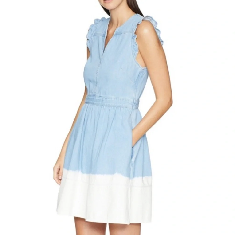 Kate Spade Dip Dye Denim Dress | Size 12 - Picture 16 of 16